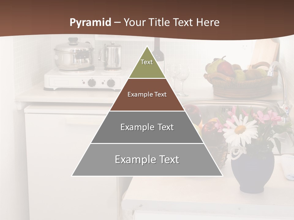 Kitchen In Maisonette Apartment In The Greek Islands Santorini Town Of Oia Cave House PowerPoint Template