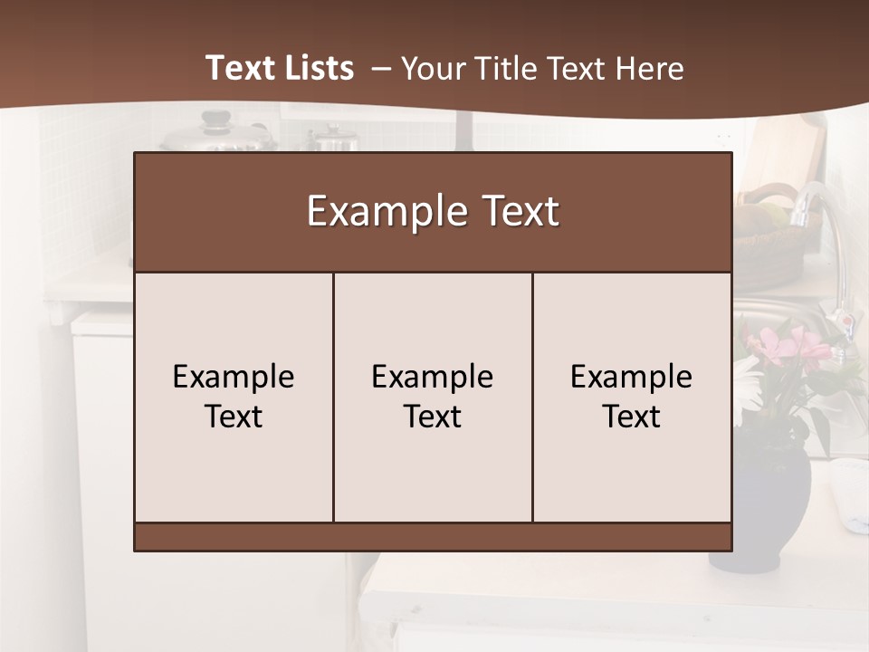 Kitchen In Maisonette Apartment In The Greek Islands Santorini Town Of Oia Cave House PowerPoint Template