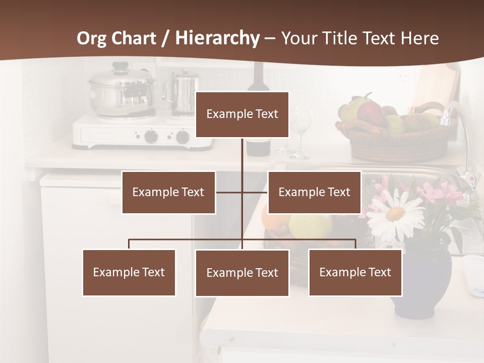 Kitchen In Maisonette Apartment In The Greek Islands Santorini Town Of Oia Cave House PowerPoint Template