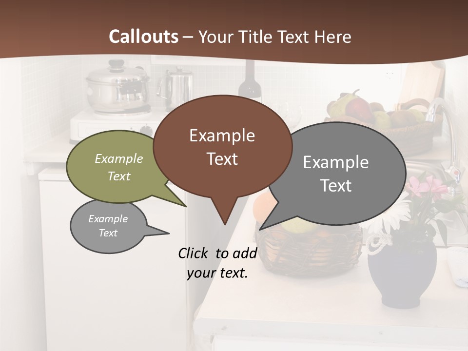 Kitchen In Maisonette Apartment In The Greek Islands Santorini Town Of Oia Cave House PowerPoint Template