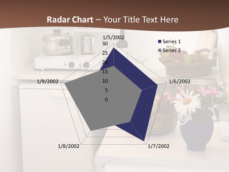 Kitchen In Maisonette Apartment In The Greek Islands Santorini Town Of Oia Cave House PowerPoint Template
