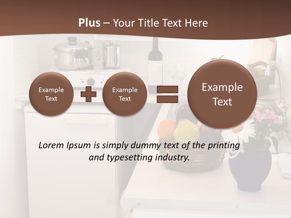 Kitchen In Maisonette Apartment In The Greek Islands Santorini Town Of Oia Cave House PowerPoint Template