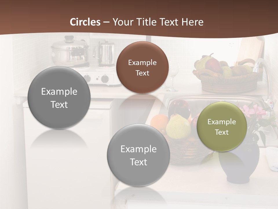 Kitchen In Maisonette Apartment In The Greek Islands Santorini Town Of Oia Cave House PowerPoint Template