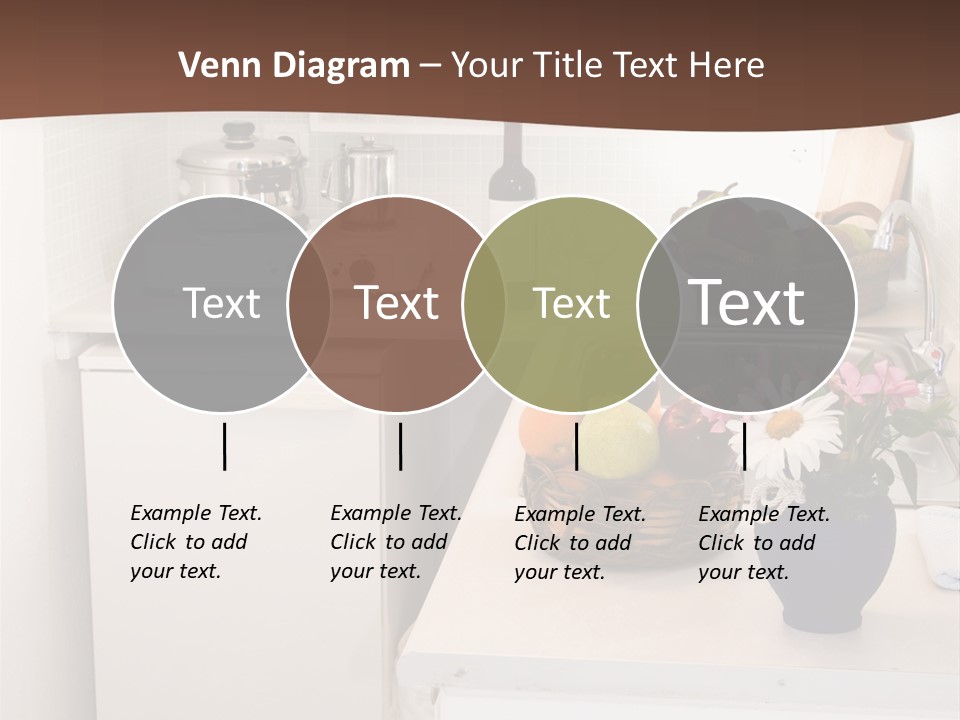 Kitchen In Maisonette Apartment In The Greek Islands Santorini Town Of Oia Cave House PowerPoint Template