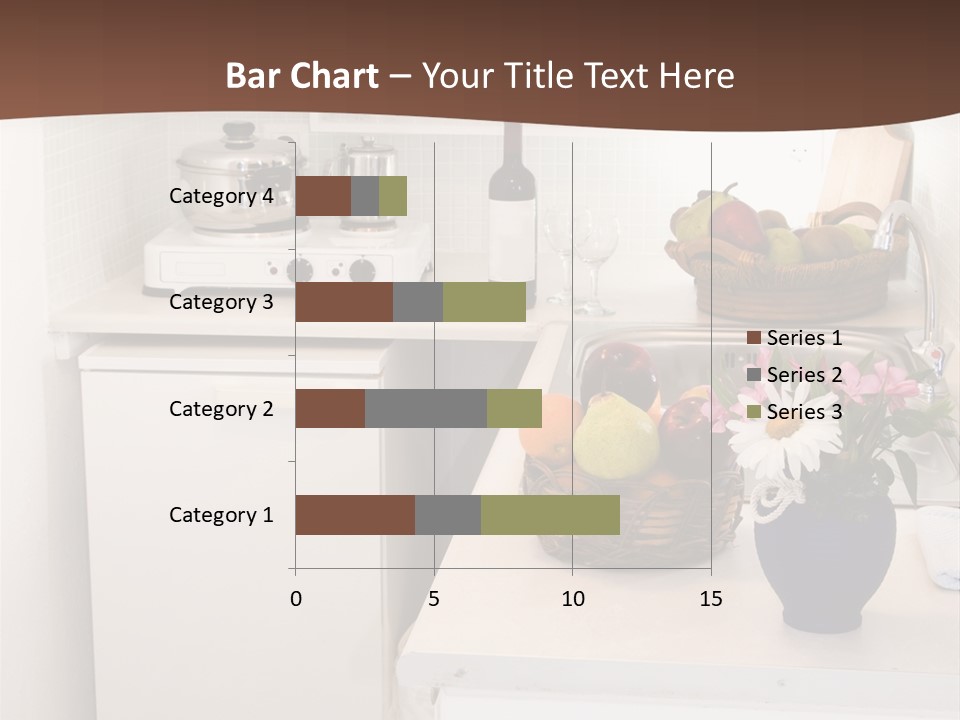 Kitchen In Maisonette Apartment In The Greek Islands Santorini Town Of Oia Cave House PowerPoint Template