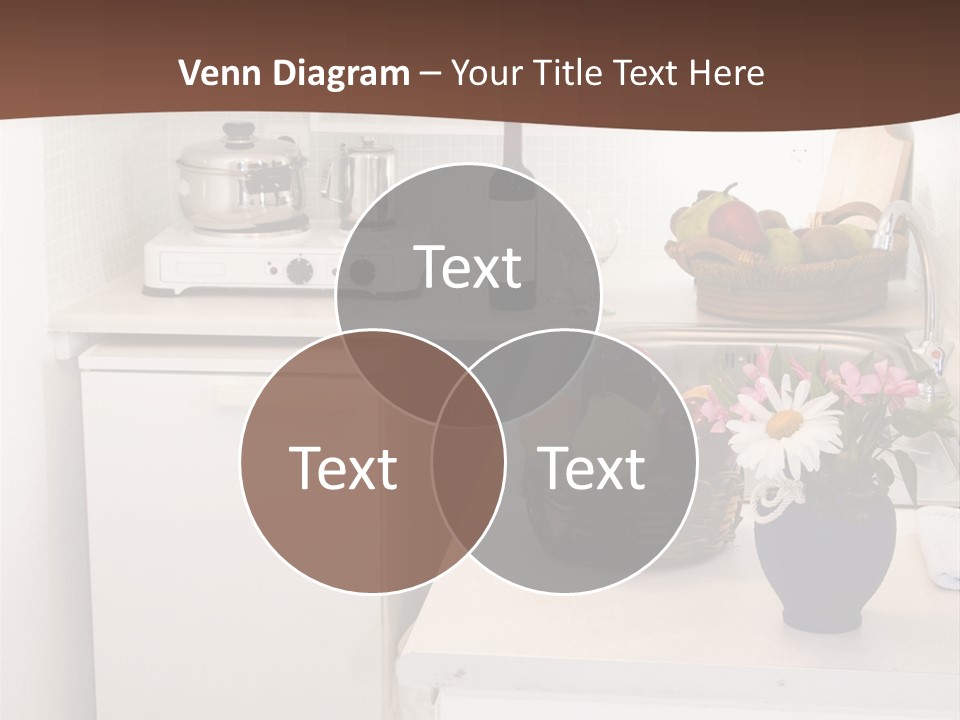 Kitchen In Maisonette Apartment In The Greek Islands Santorini Town Of Oia Cave House PowerPoint Template