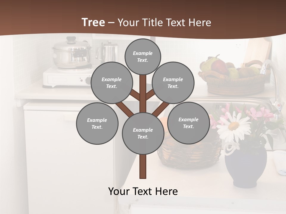 Kitchen In Maisonette Apartment In The Greek Islands Santorini Town Of Oia Cave House PowerPoint Template