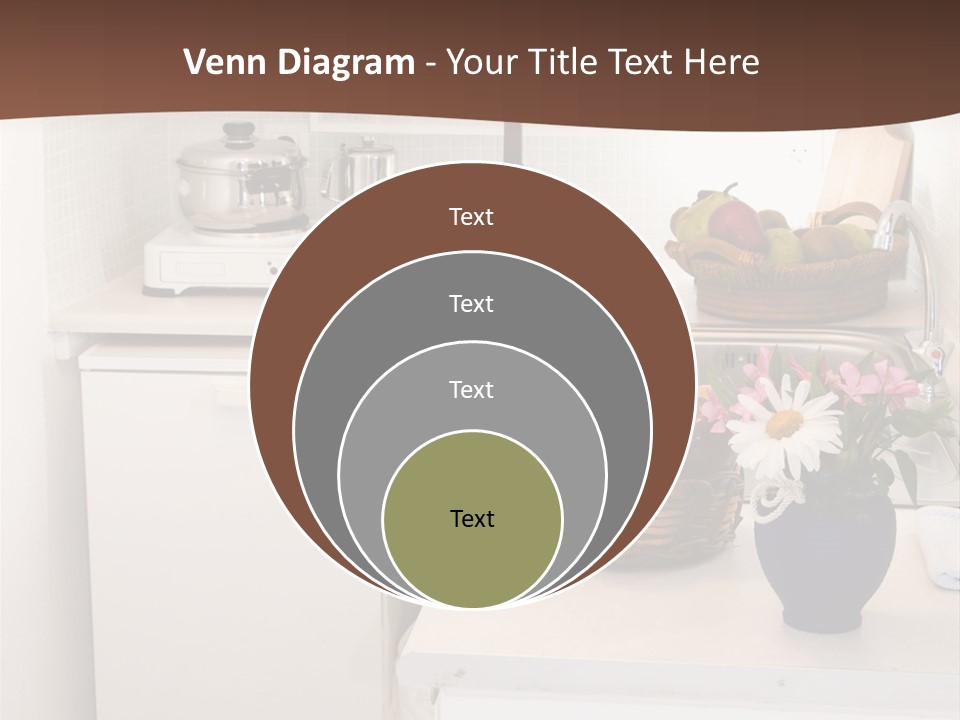 Kitchen In Maisonette Apartment In The Greek Islands Santorini Town Of Oia Cave House PowerPoint Template