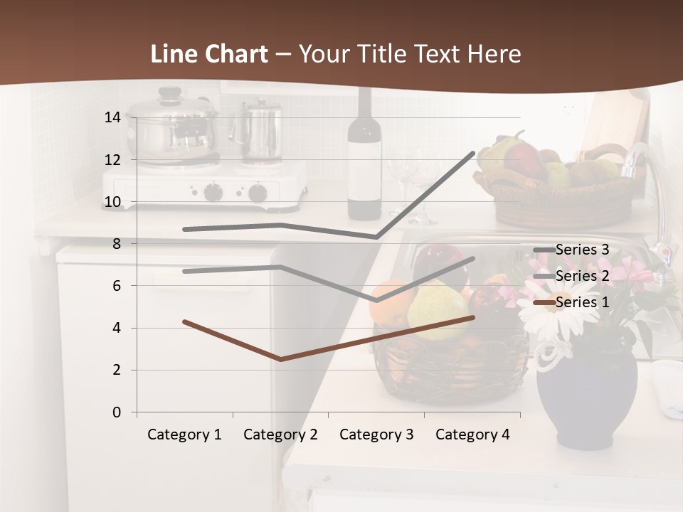 Kitchen In Maisonette Apartment In The Greek Islands Santorini Town Of Oia Cave House PowerPoint Template