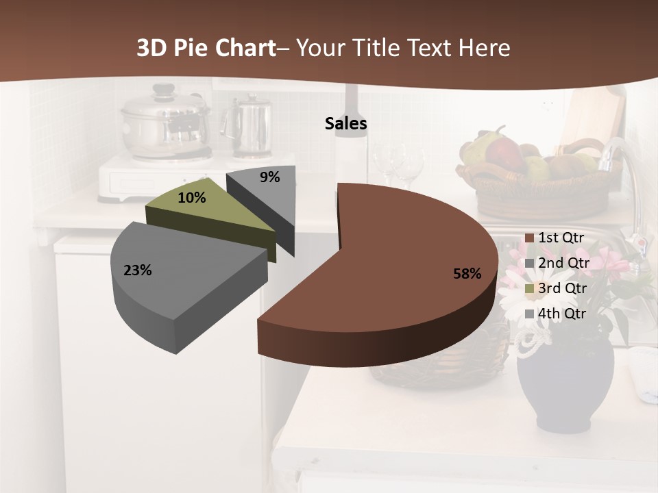 Kitchen In Maisonette Apartment In The Greek Islands Santorini Town Of Oia Cave House PowerPoint Template