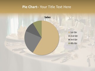 Elegant Table Setting For Wedding PowerPoint Template