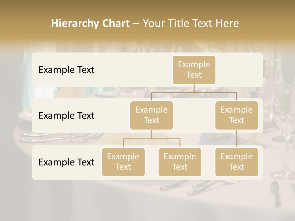 Elegant Table Setting For Wedding PowerPoint Template