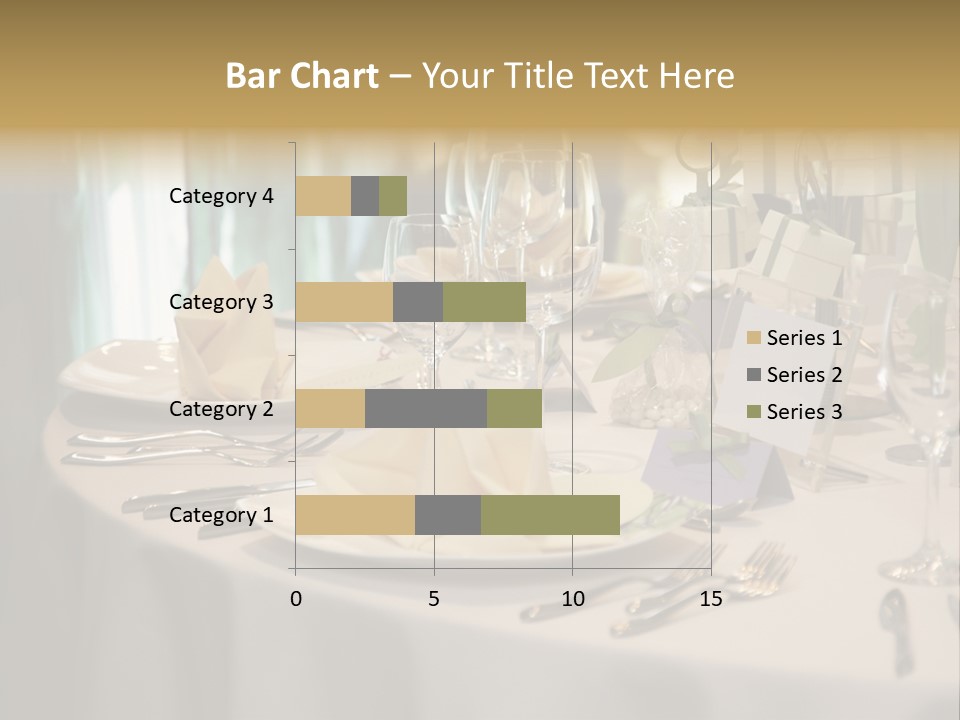 Elegant Table Setting For Wedding PowerPoint Template
