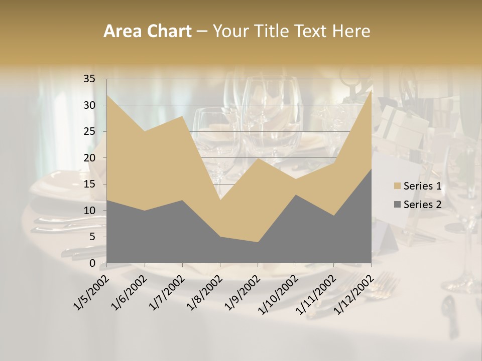 Elegant Table Setting For Wedding PowerPoint Template