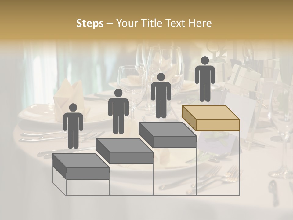 Elegant Table Setting For Wedding PowerPoint Template