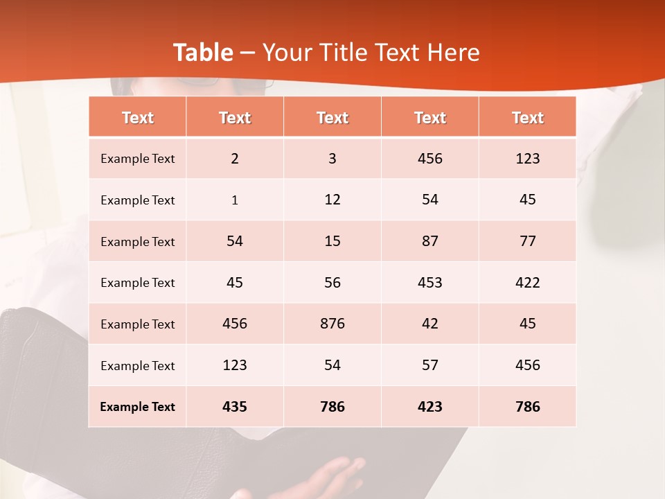 Young Beautiful School Teacher Write On Blackboard PowerPoint Template
