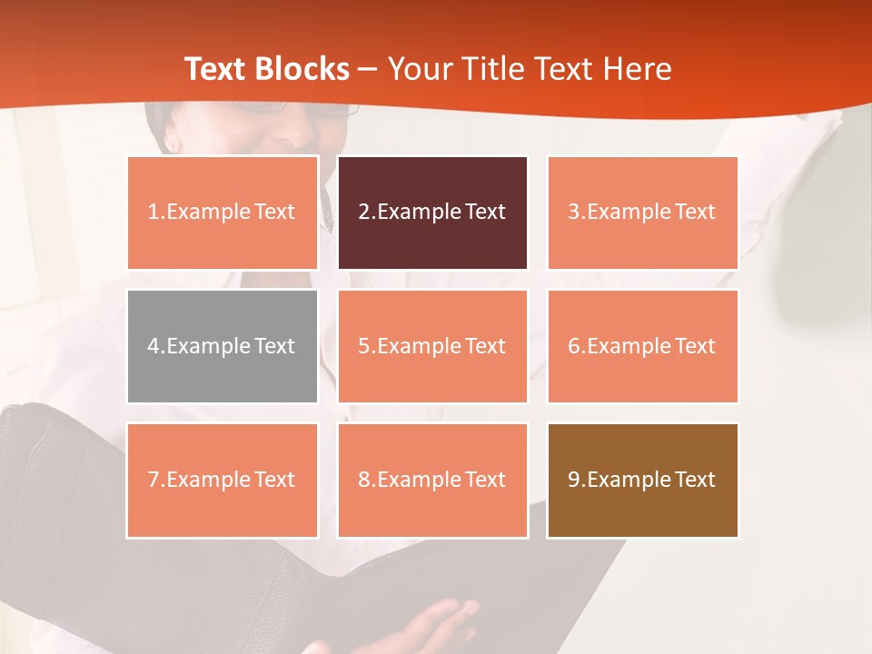 Young Beautiful School Teacher Write On Blackboard PowerPoint Template