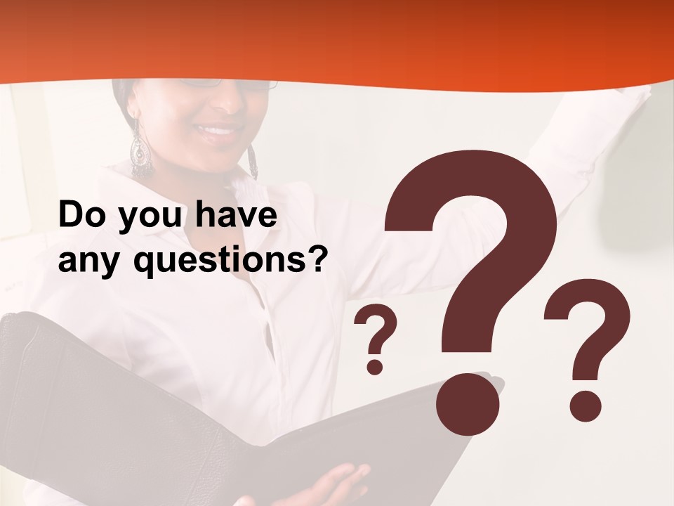 Young Beautiful School Teacher Write On Blackboard PowerPoint Template