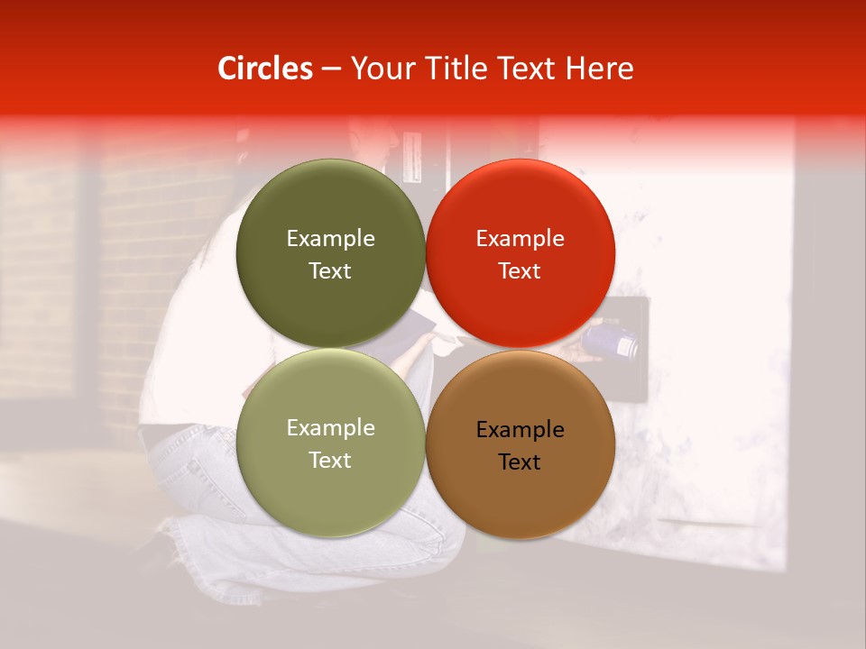 Woman Getting Soda From Vend Machine PowerPoint Template