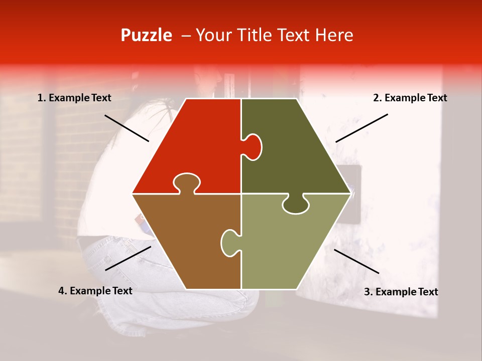 Woman Getting Soda From Vend Machine PowerPoint Template