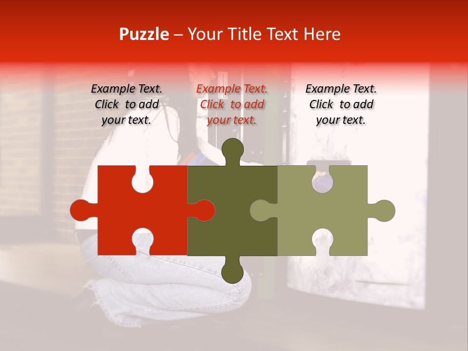 Woman Getting Soda From Vend Machine PowerPoint Template