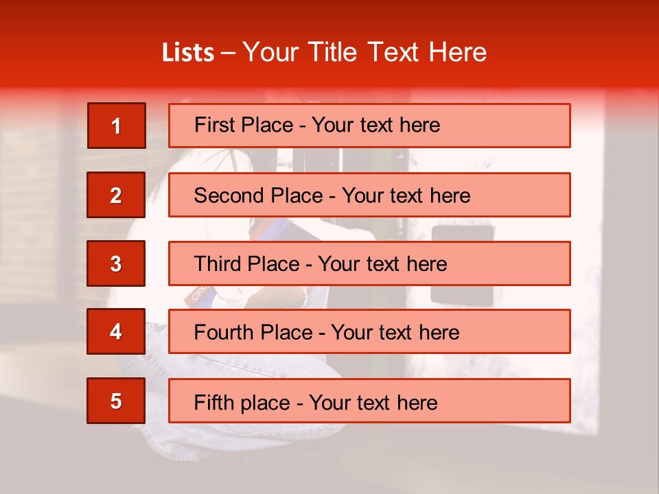 Woman Getting Soda From Vend Machine PowerPoint Template