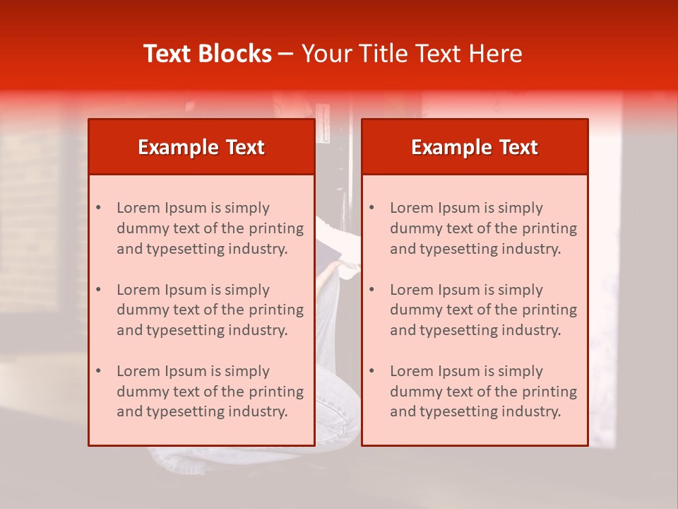 Woman Getting Soda From Vend Machine PowerPoint Template
