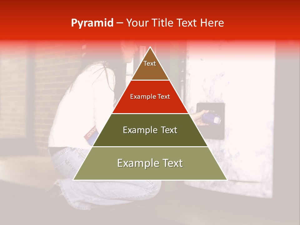 Woman Getting Soda From Vend Machine PowerPoint Template