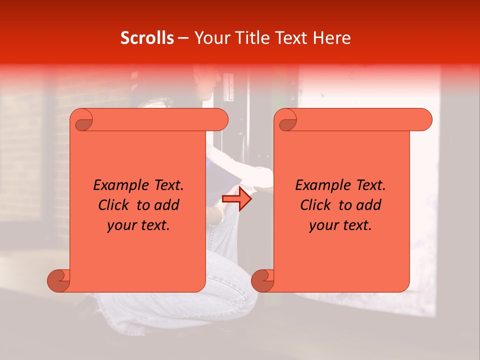 Woman Getting Soda From Vend Machine PowerPoint Template