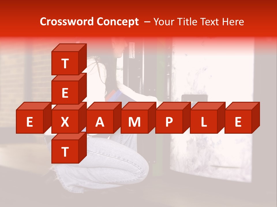 Woman Getting Soda From Vend Machine PowerPoint Template