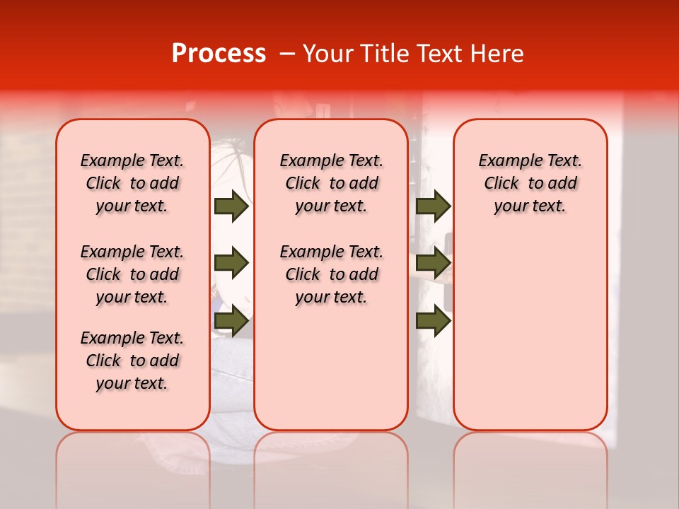 Woman Getting Soda From Vend Machine PowerPoint Template