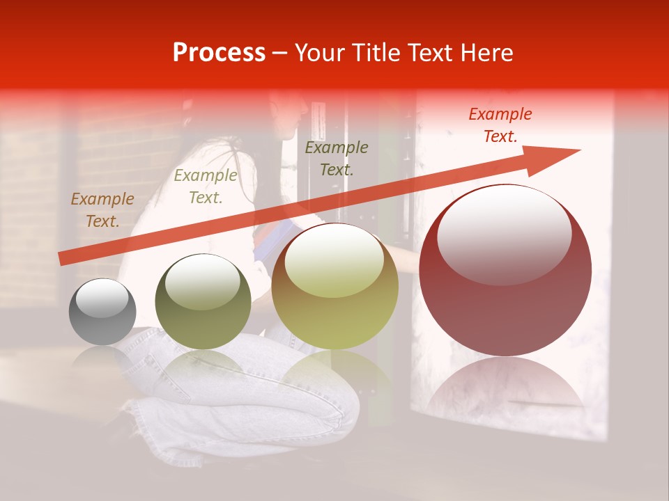 Woman Getting Soda From Vend Machine PowerPoint Template