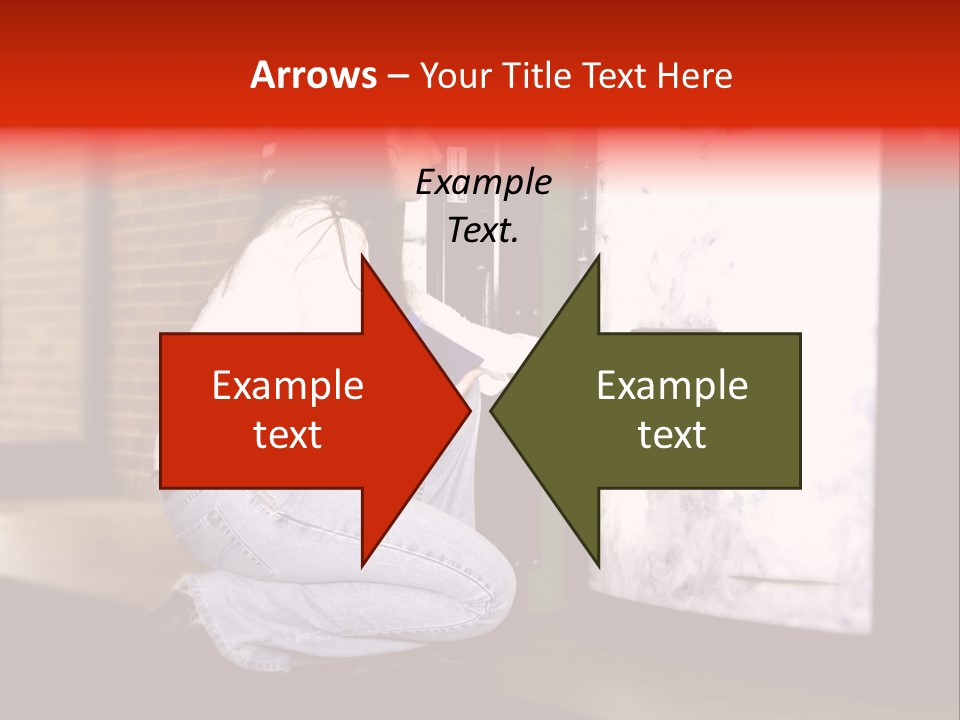 Woman Getting Soda From Vend Machine PowerPoint Template