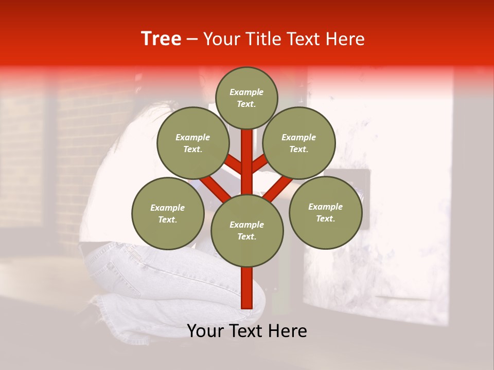 Woman Getting Soda From Vend Machine PowerPoint Template