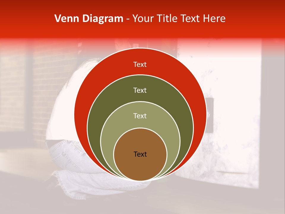 Woman Getting Soda From Vend Machine PowerPoint Template