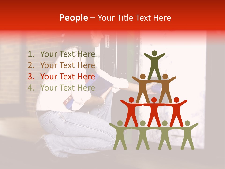 Woman Getting Soda From Vend Machine PowerPoint Template