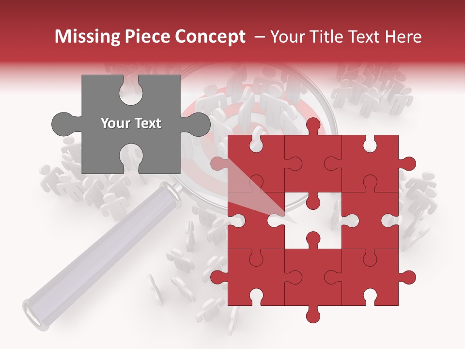 Portrait Of A Young Puppy Purebred Rottweiler In A Garden PowerPoint Template