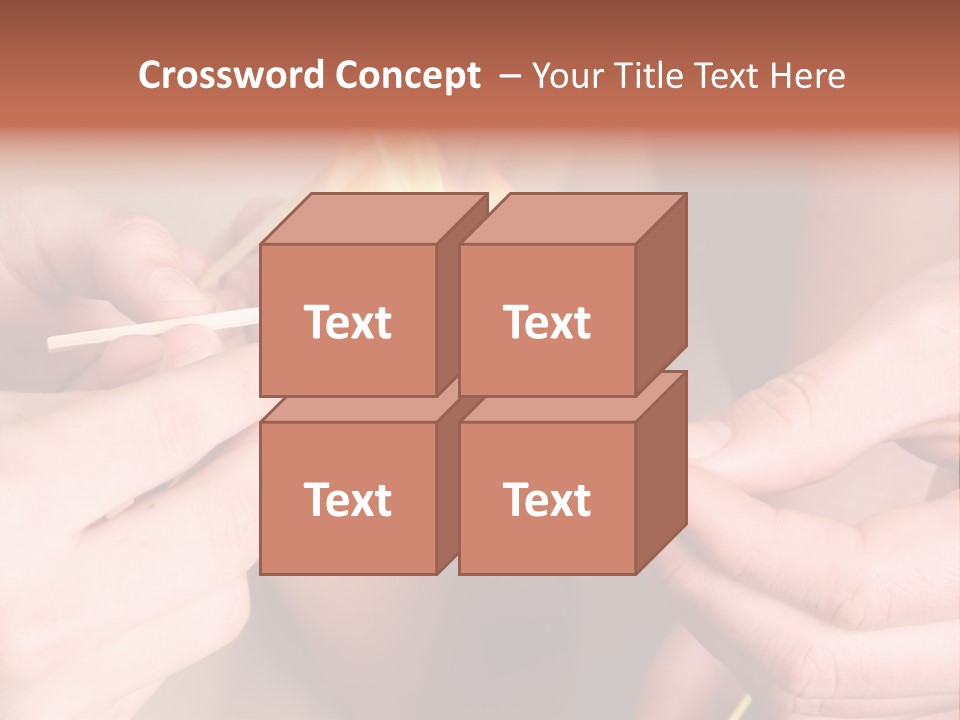 Three Naughty Boys Playing With Fire In The House PowerPoint Template