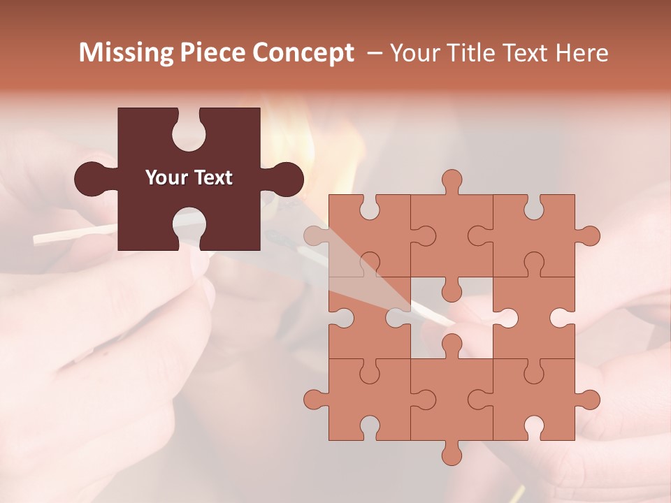 Three Naughty Boys Playing With Fire In The House PowerPoint Template