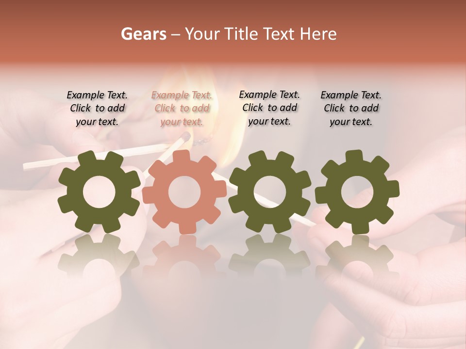 Three Naughty Boys Playing With Fire In The House PowerPoint Template