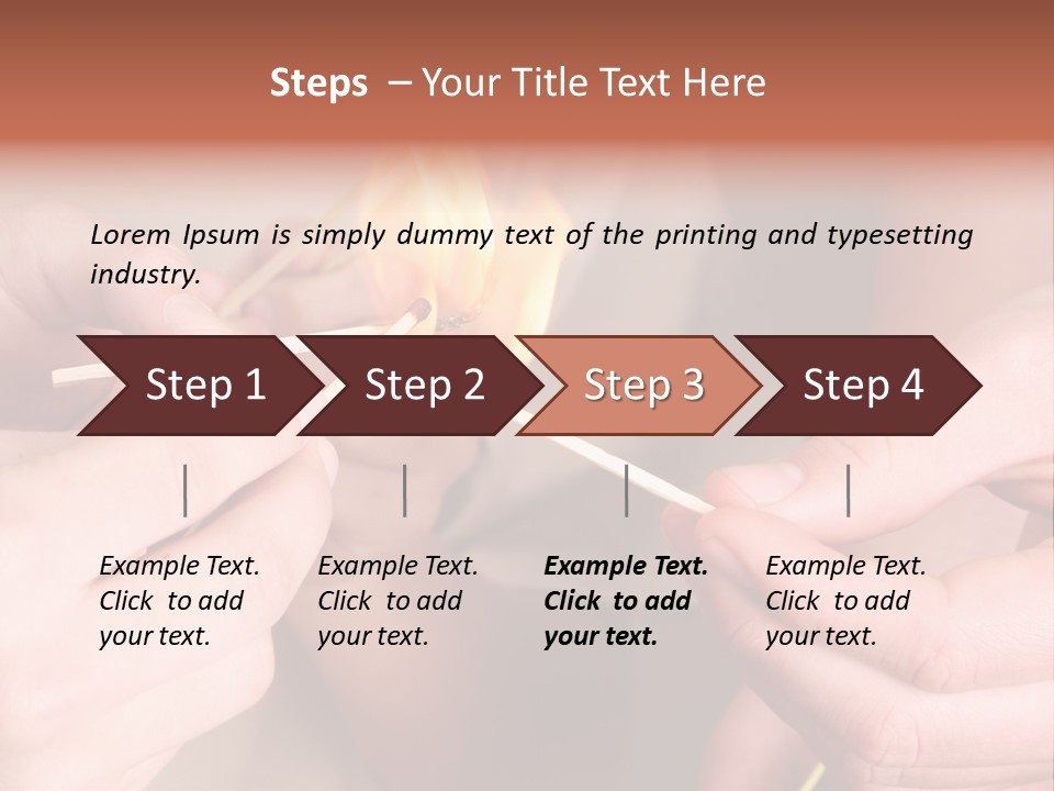 Three Naughty Boys Playing With Fire In The House PowerPoint Template