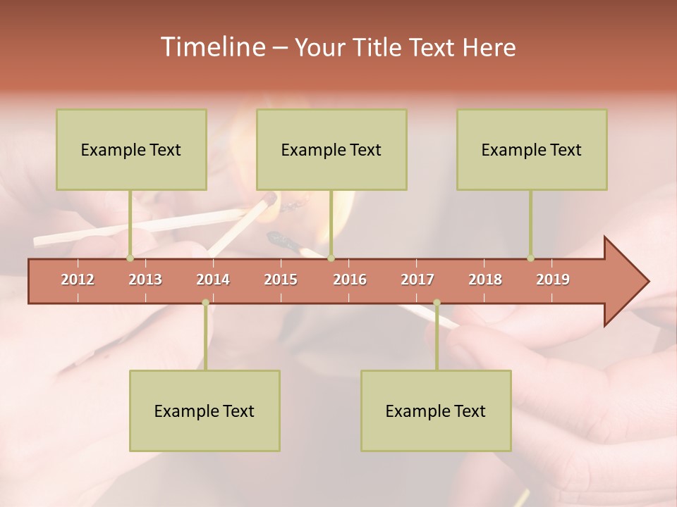 Three Naughty Boys Playing With Fire In The House PowerPoint Template