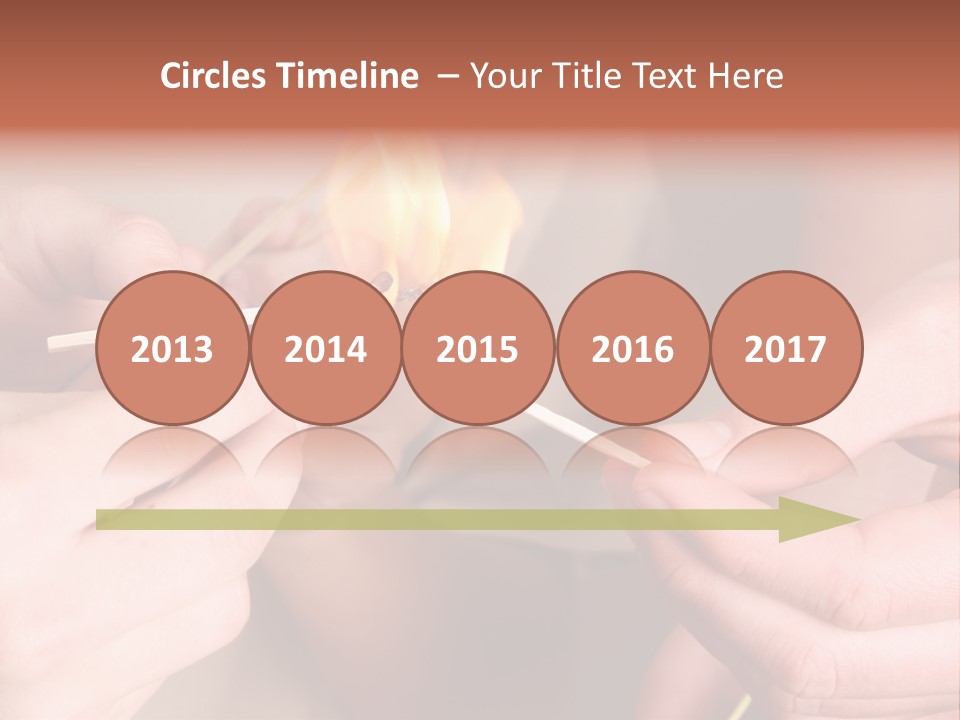 Three Naughty Boys Playing With Fire In The House PowerPoint Template