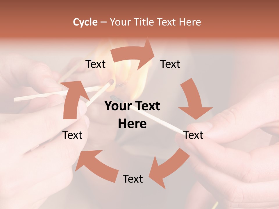 Three Naughty Boys Playing With Fire In The House PowerPoint Template