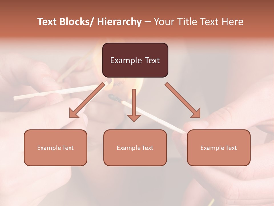 Three Naughty Boys Playing With Fire In The House PowerPoint Template