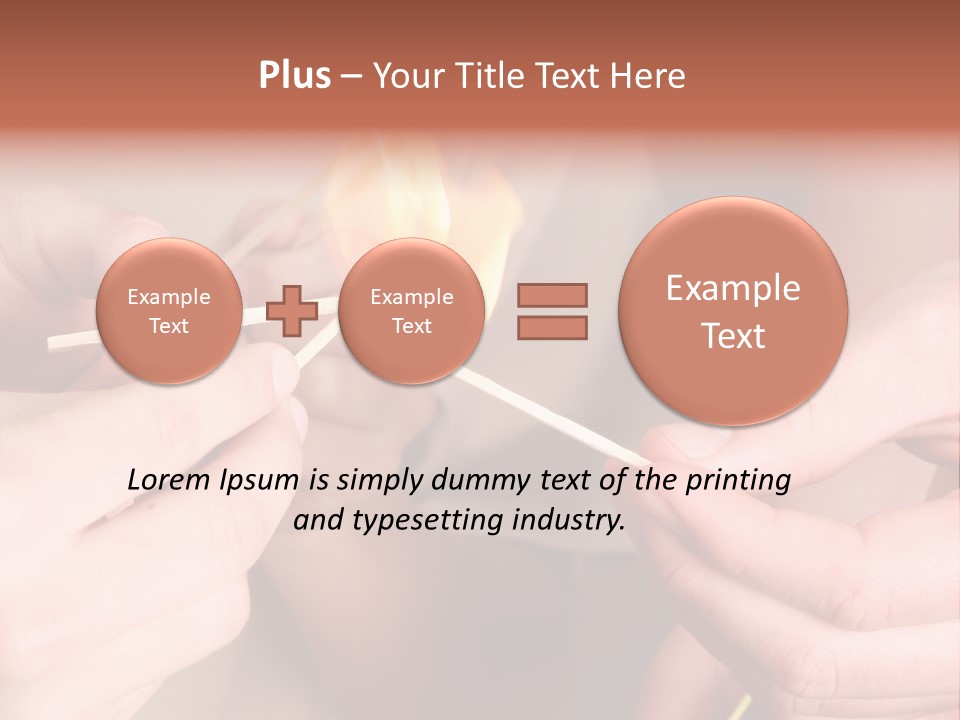 Three Naughty Boys Playing With Fire In The House PowerPoint Template