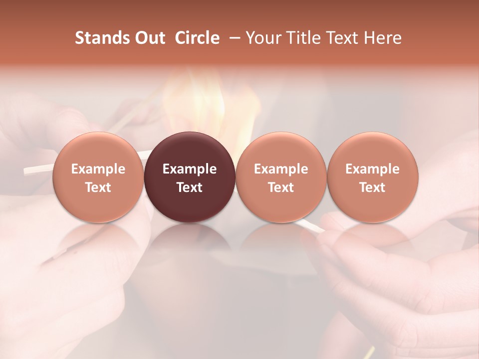 Three Naughty Boys Playing With Fire In The House PowerPoint Template