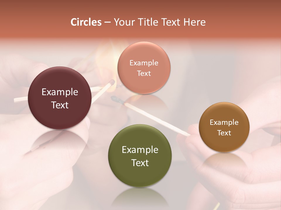 Three Naughty Boys Playing With Fire In The House PowerPoint Template