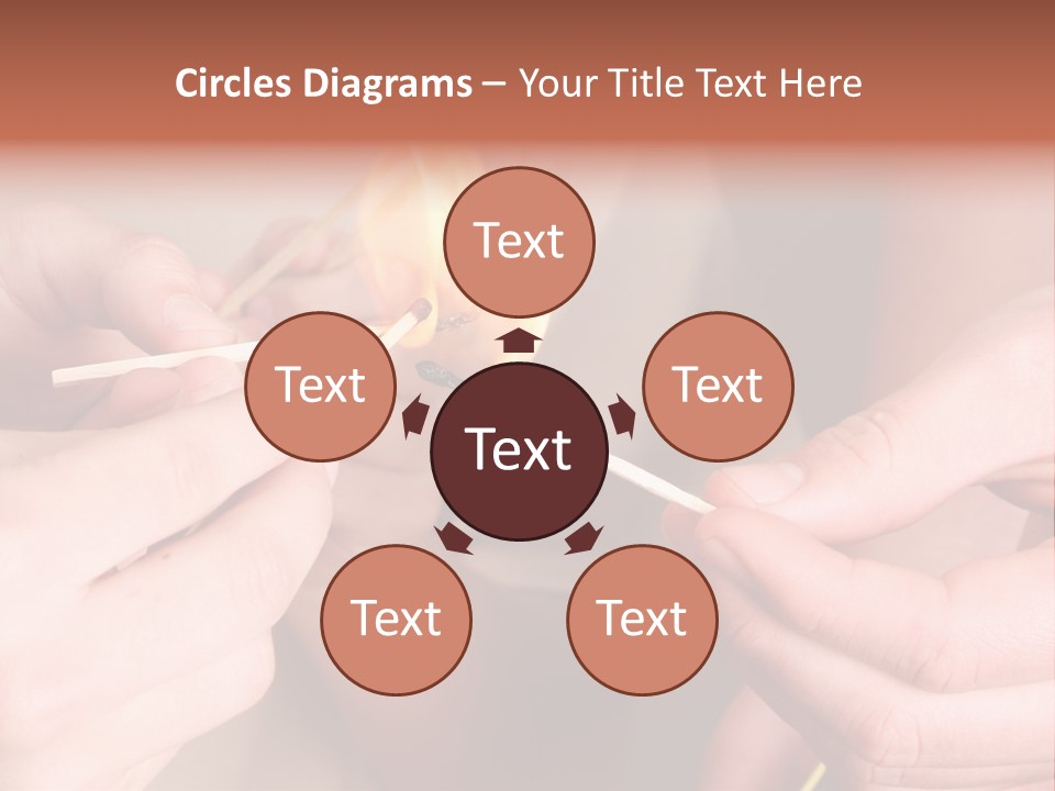 Three Naughty Boys Playing With Fire In The House PowerPoint Template