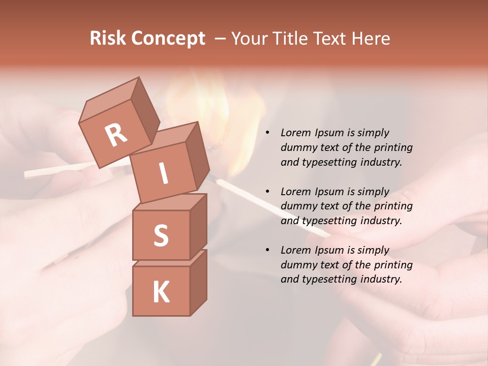 Three Naughty Boys Playing With Fire In The House PowerPoint Template